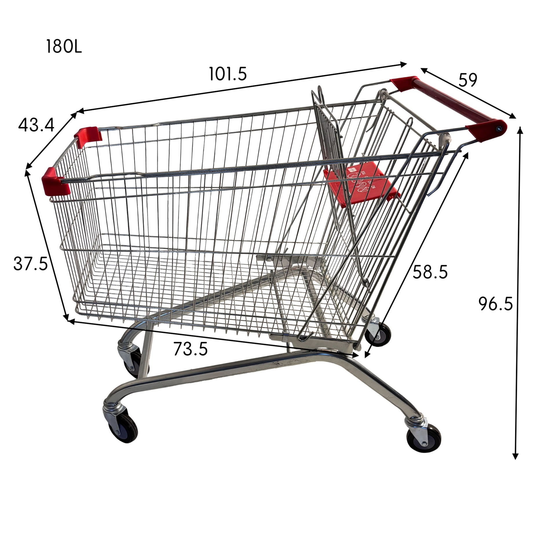 180L 녹 방지 자동 휠 높은 구성 PU 휠