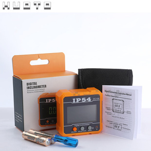 Huoto Digital Digital Display Inclinometer High-Precision Digital Inclinometer Digital Display Angle Meter Level Meter Slope Meter
