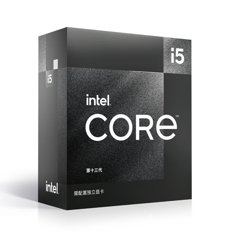 英特尔13代酷睿i5-13490F盒装CPU 10核心16线程电脑处理器适用