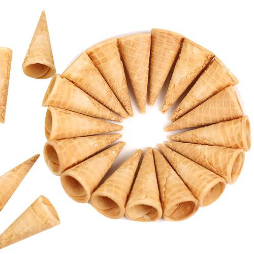 Mini small cone ice cream cone bite-sized ice cream cake decoration crispy crispy cone shell ornaments 30 pieces