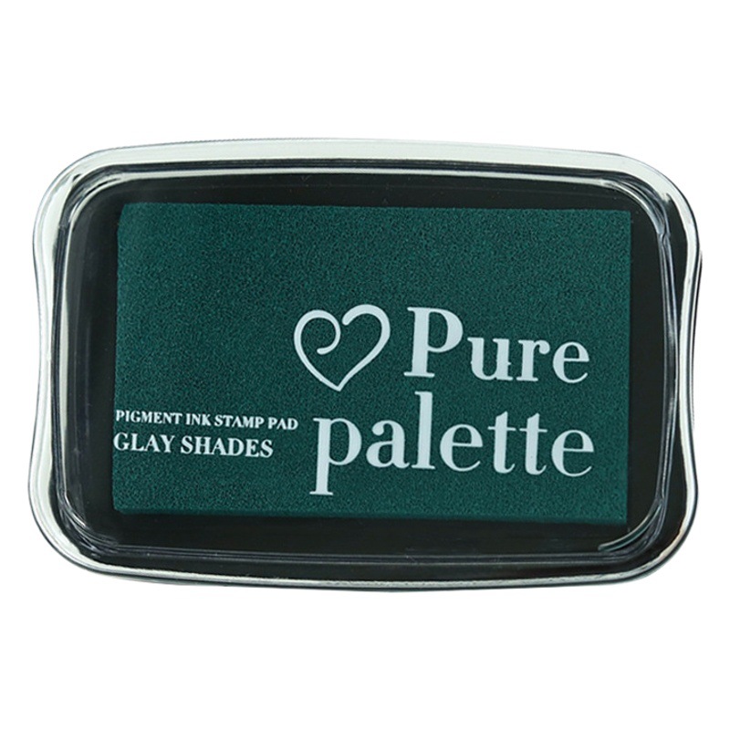 Retro color grande color sólido inkpad 12 color creativo diario decoración DIY Accesorios básicos del sello del dedo 12 Selección de color