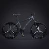 H6-light gray-aluminum alloy frame-3-knife integrated wheel