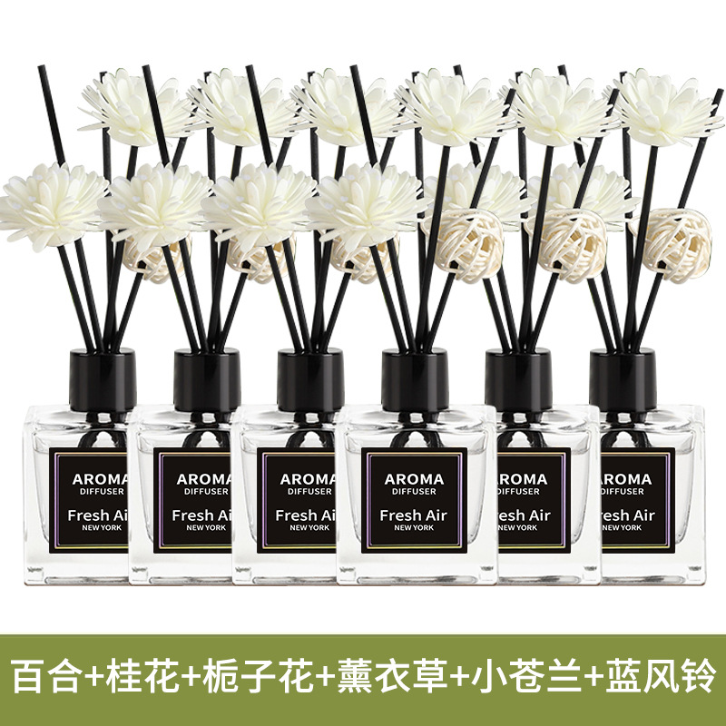 [99% 선택] 퓨어 가드니아 아로마테라피 [핫셀러] - 6병 [백합+계수나무+치자나무+라벤더+프리지아+블루벨]