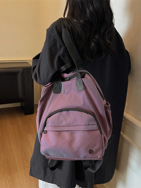 新款百搭款双肩背包女包旅行单肩背包潮流时尚保温层干湿分离背包|undefined