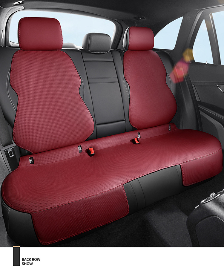 Genuine Leather Car Seat Cushion, Universal for All Seasons, Breathable Small Car Half-Cover Seat Cover, One-Piece Seat Cover, Dropshipping Available
