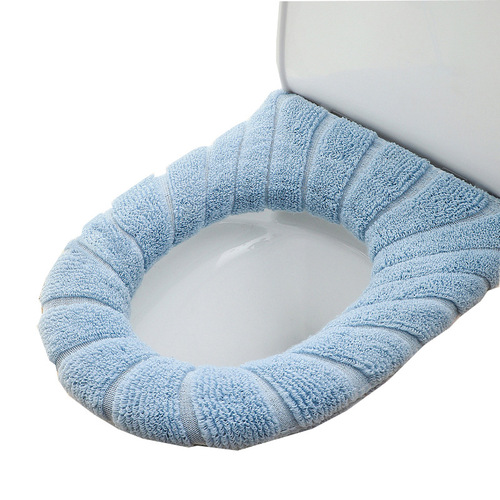 New cute toilet seat cushion plush knitted toilet seat cover winter warm toilet seat household toilet seat single pack