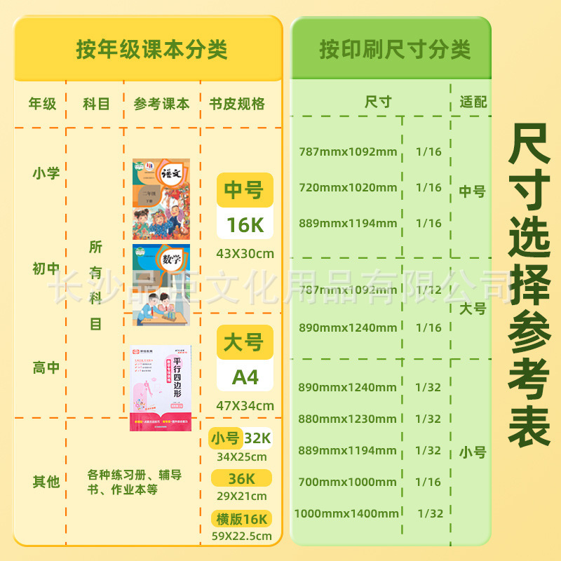爱好文具包书膜32K/16K/A4透明易贴书本保护套耐磨开学必备批发|undefined