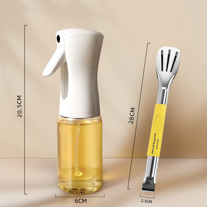Botella de pulverización de aceite para freidora de aire, botella de pulverización de aceite para cocina, botella de pulverización de niebla de control de aceite, botella de condimento de alta presión, lata