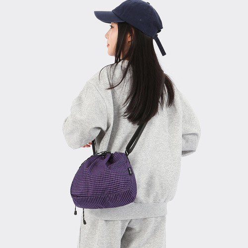 New Style Drawstring Fashion Shoulder Bag for Women Commuting Leisure Lightweight Single Shoulder Mom Bucket Bag