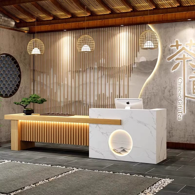 Многофункциональная стойка регистрации Чайная стойка Бар Касса Стойка стойки регистрации Магазин одежды Салон красоты Молочный чайный магазин