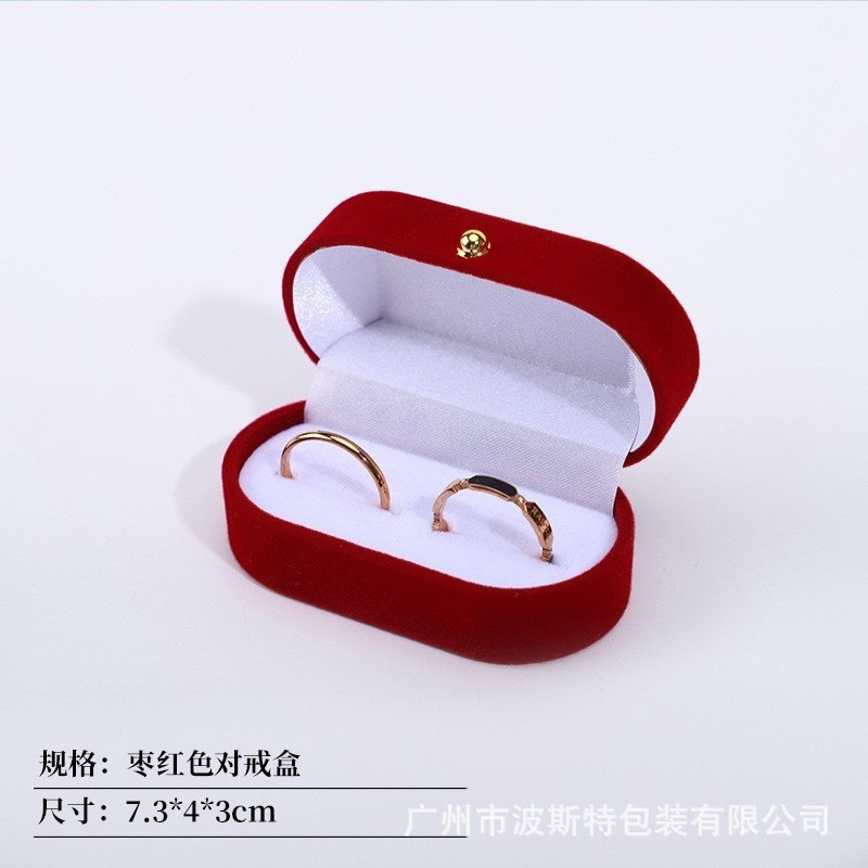 ゴールデンバックルベルベットジュエリーボックスイヤリングボックスネックレスボックスリングボックスイヤリングボックスベルベットジュエリー包装ボックスイヤリングボックス