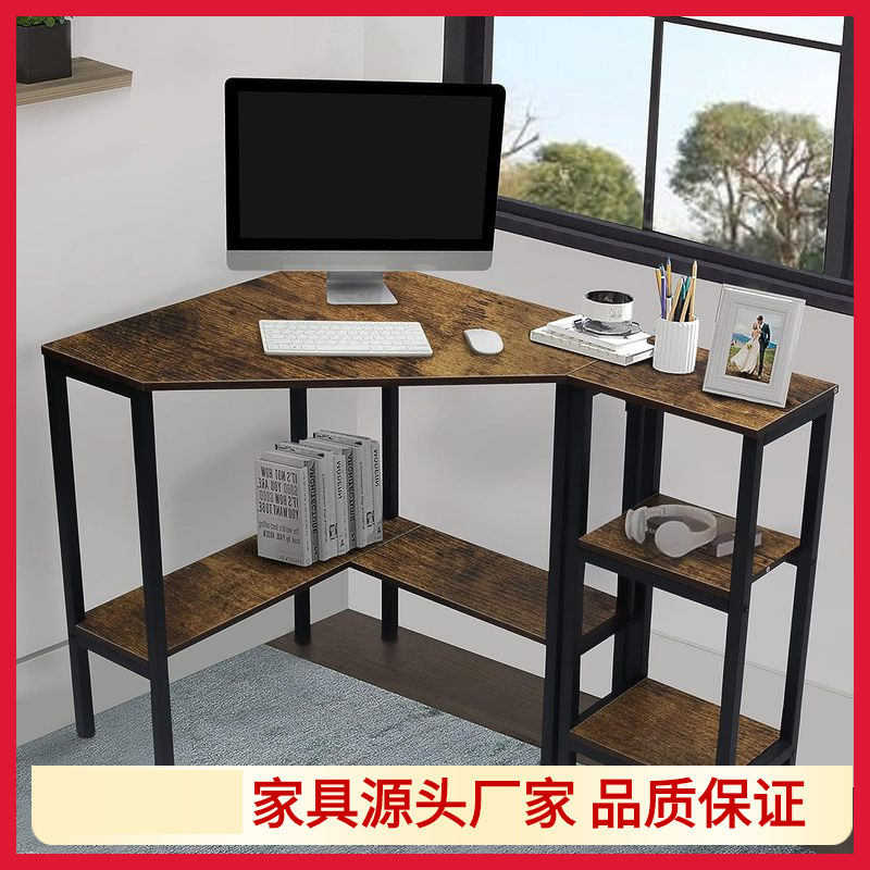 Triangle Computer Desk Laptop Desk Writing Study Desk Workstation Corner Desk Corner Desk with Storage Rack Trendy Triangle Computer Desk Laptop Desk Writing Study Desk Workstation Corner Desk Corner Desk with Storage Rack Trendy