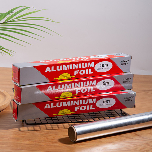 Department store wholesale creative barbecue baking utensils metal tin foil picnic aluminum foil barbecue paper food grade tin foil