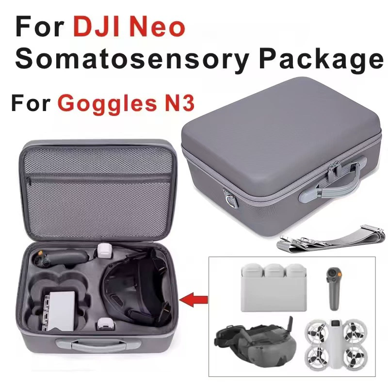 Подходит для Dajiang DJI NEO с экраном черные очки для полета N3 пульт дистанционного управления сумка для хранения на открытом воздухе сумка для переноски