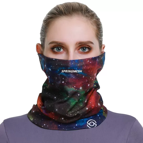 Jiabao Textile Factory Direct Sales Starry Sky Digital Print Outdoor Insect-Repellent Mask Multi-Purpose Festival Magic Headscarf