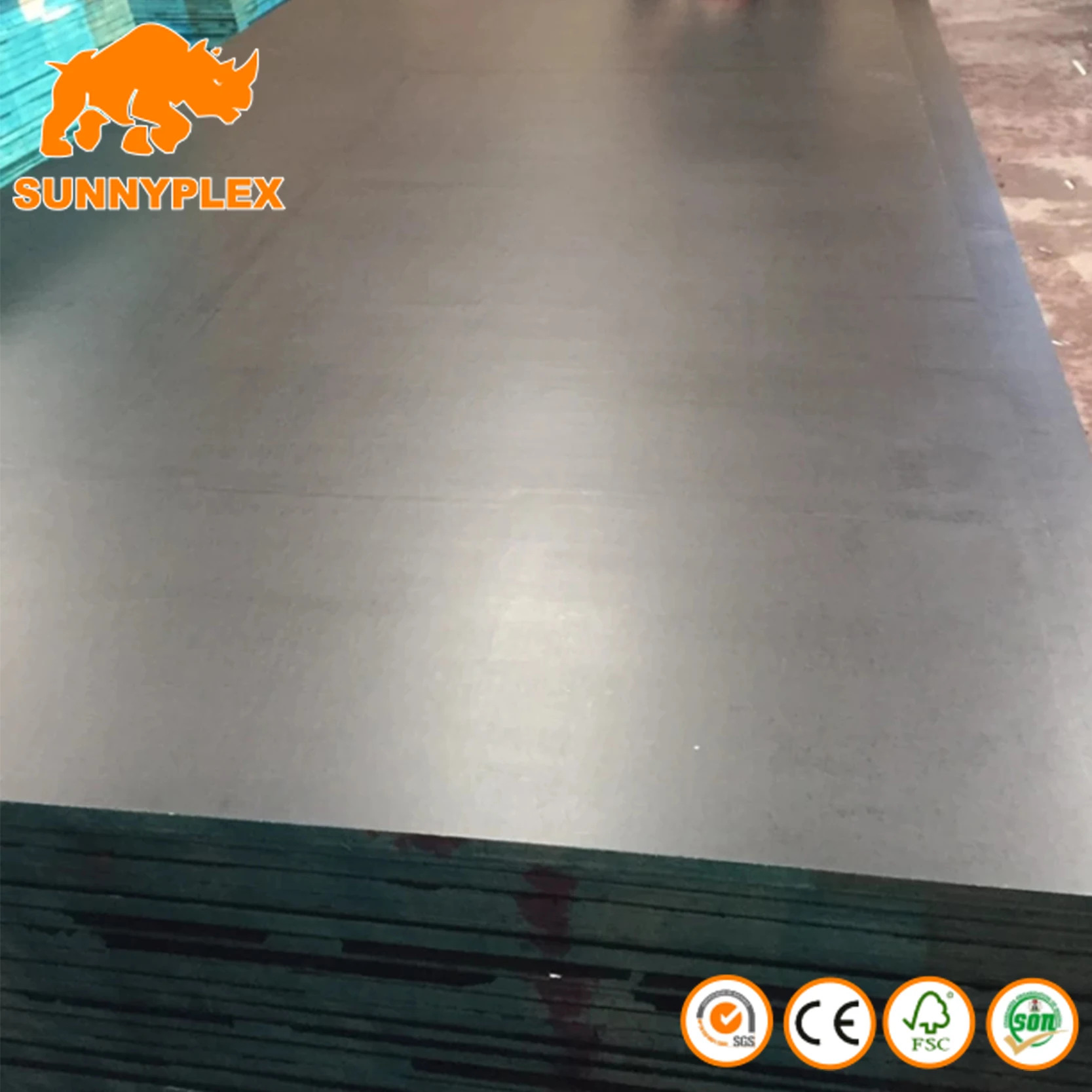 Fabricantes al por mayor tablero multicapa impermeable y resistente al desgaste tablero de madera contrachapada de alta calidad tablero entero tablero laminado negro