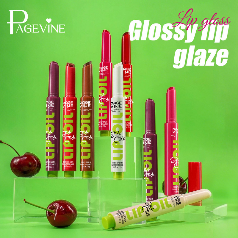Foreign Trade Pagevine Press-On Lipstick Lip Gloss Cross-Border Beauty Non-Fading Matte Waterproof Whitening Lipstick