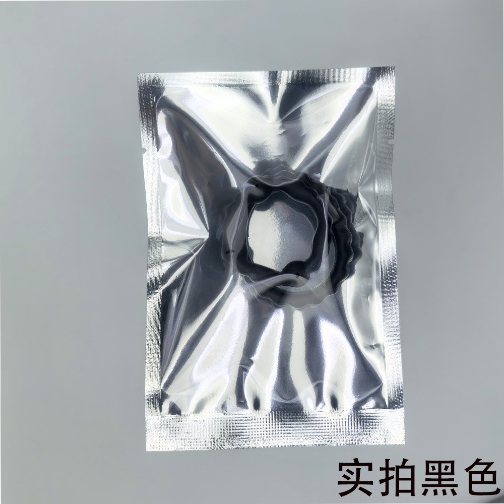 Locking Double Ring Silicone Delay Cock Ring, Black, Non-vibrating — detail image 5