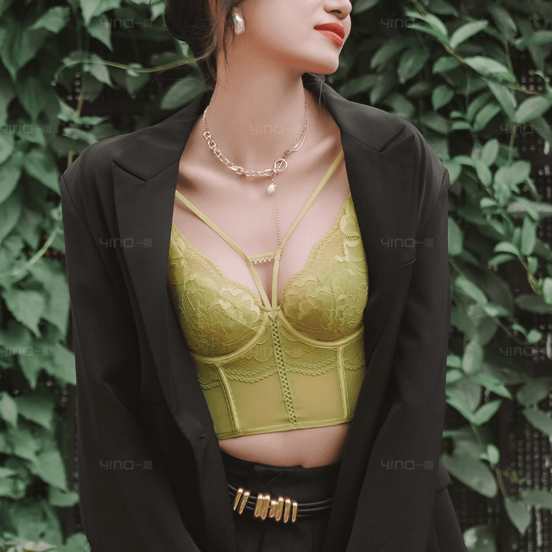 Yina Yina Flagship Store Intimates Small Breast Side Sagging Thin Top-Up Body Shaping Light and Traceless Women's Bra