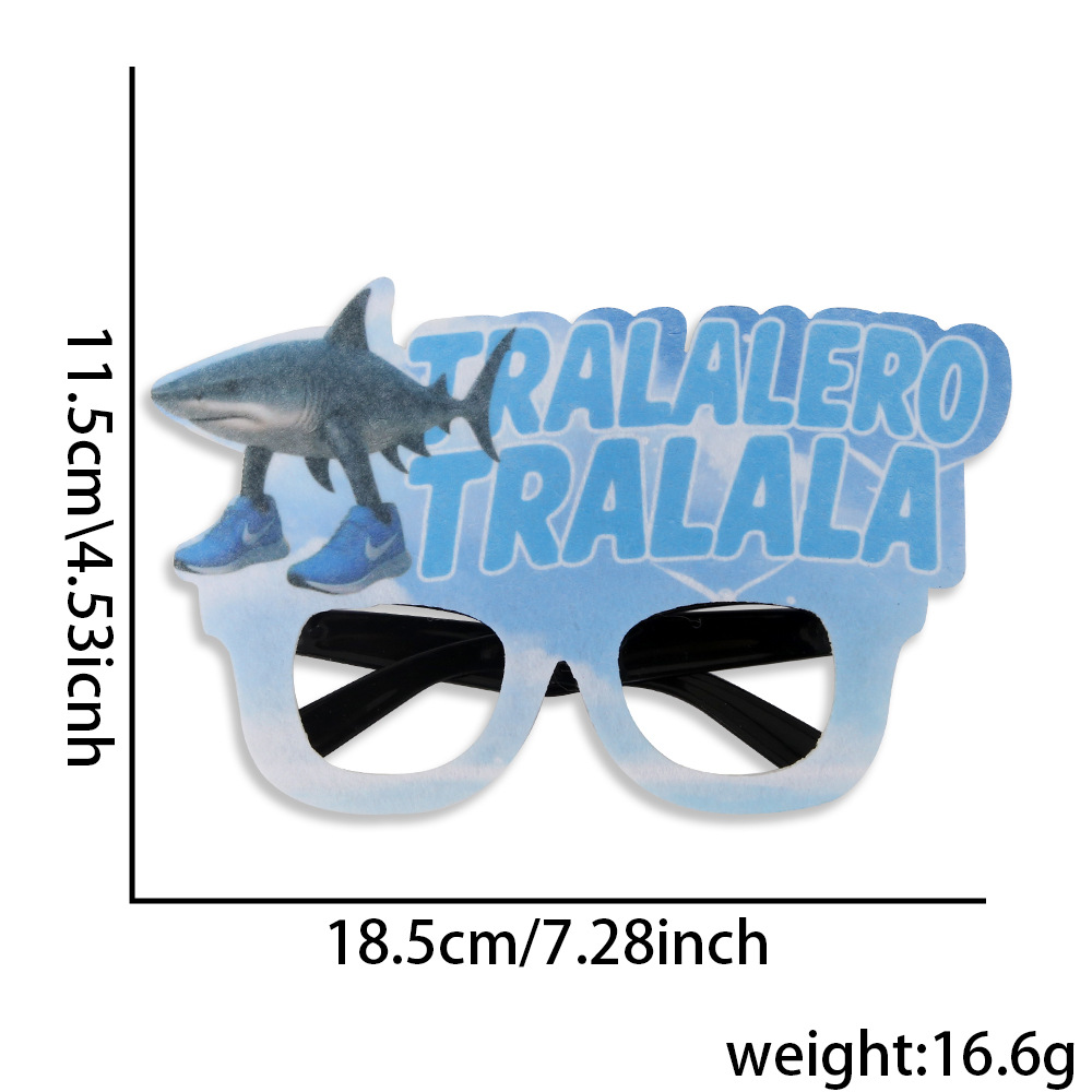 Montañas extranjeras, mares, gafas de madera, tiburones, monos, extraños accesorios de fotografía, gafas de fiesta, montañas, mares, AI, Estados Unidos image 9