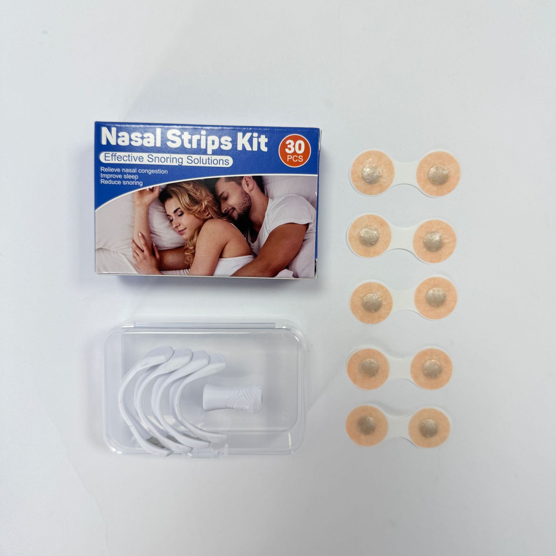 Dilatadores nasales magnéticos transfronterizos, parches nasales, parches nasales magnéticos, parches nasales en stock de fábrica, clips nasales
