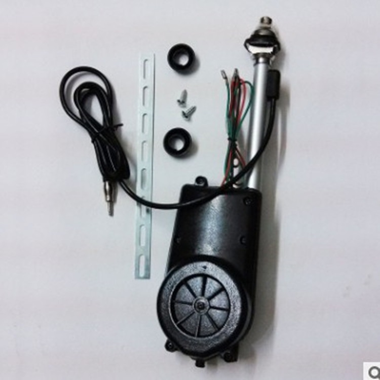 车载电动升降天线汽车信号接收器汽车自动伸缩收音信号天线遥控