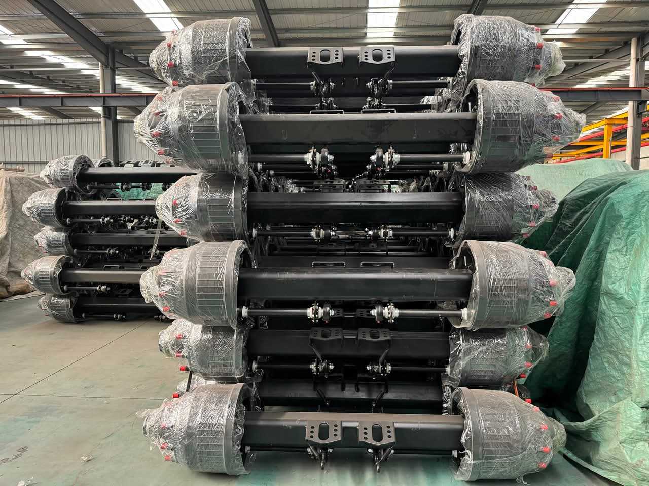 Manufacturer Produces and Supplies 12T14T16T Trailer Axles, American and German Style Axles, Semi-Trailer Axle Assemblies