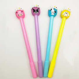 中性笔可爱卡通造型水笔动物创意签字笔跨境文具雪糕小猫小狗等