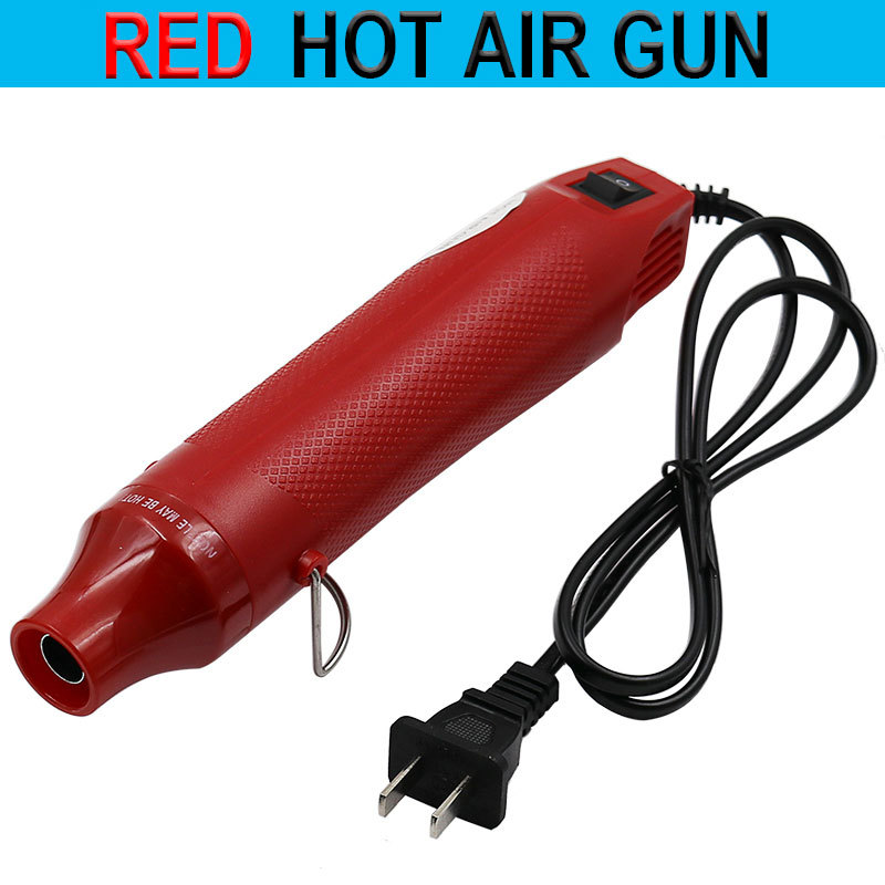 220V Hot Air-Flat-Flat Plug-Red