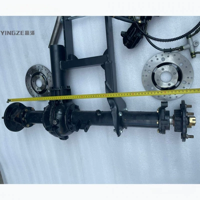 Motorcycle frame axle drive rear axle