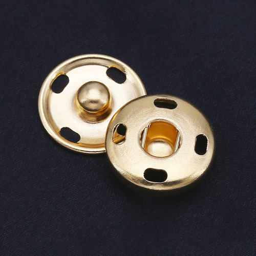 Wholesale round children's underwear concealed buttons, invisible hand-stitched metal snaps, clothes snap buttons, snap buttons