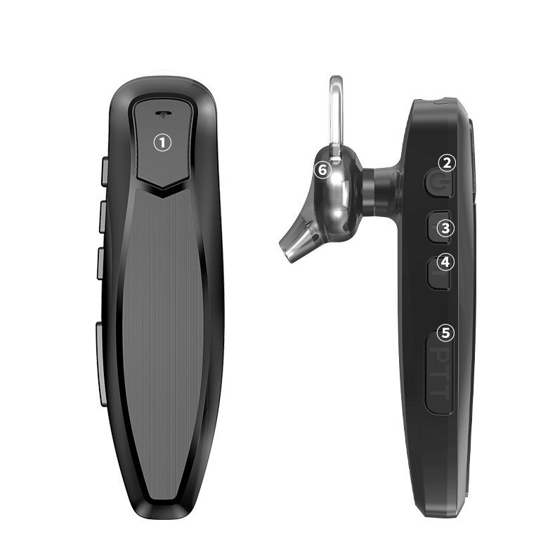 B2 walkie-talkie auriculares inalámbricos bluetooth M cabeza K cabeza pequeña máquina de tarjeta de mano primavera UVK5 K6 Baofeng UV-5R