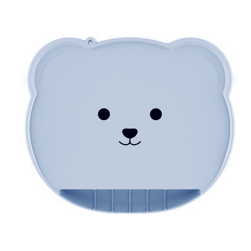 Manteles individuales de silicona Alfombrilla de mesa de silicona impermeable antideslizante para niños Almuerzo para estudiantes Alfombrilla de aislamiento térmico a prueba de aceite Manteles individuales de dibujos animados para bebés