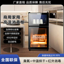 新款消毒碗柜商用双门立式大容量餐饮饭店食堂餐具碗筷家用消毒柜