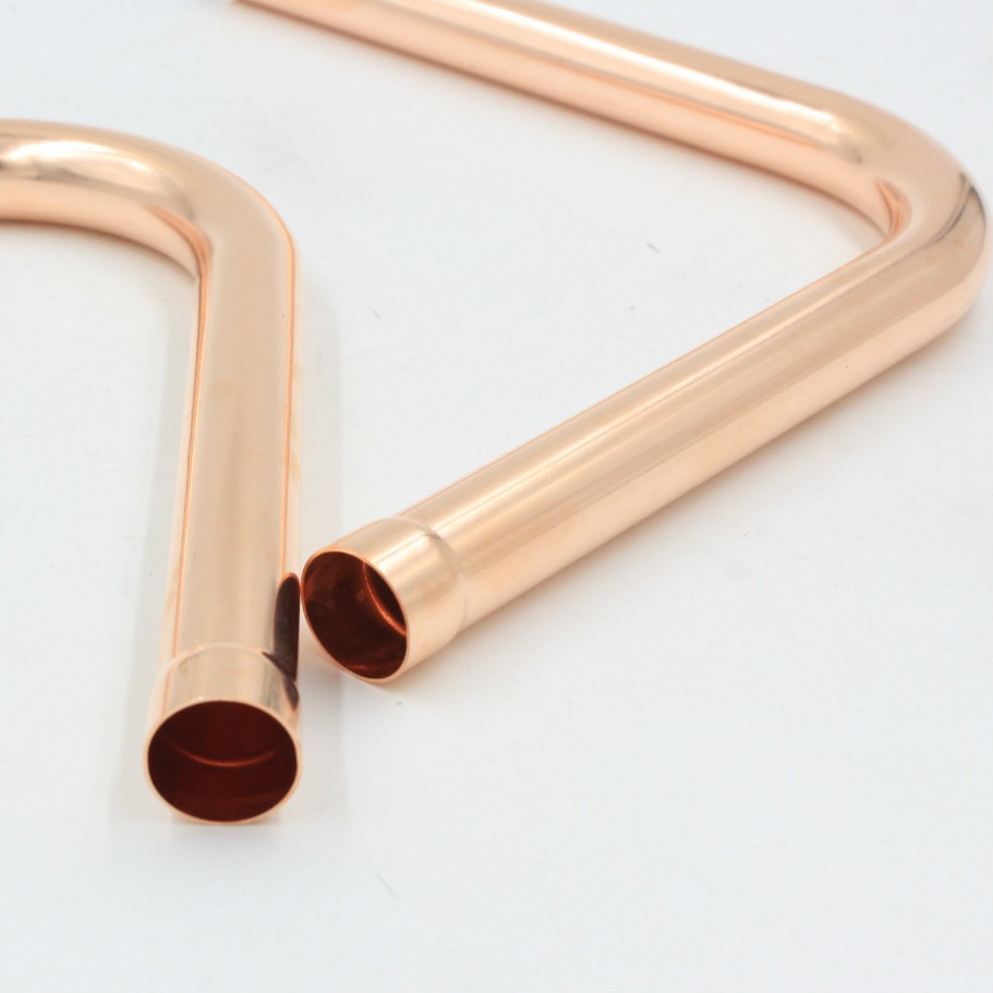 Estufa de pared accesorios de tubo de cobre conector de latón de cobre rojo tubería de conexión salida de calefacción quema accesorios de estufa de pared