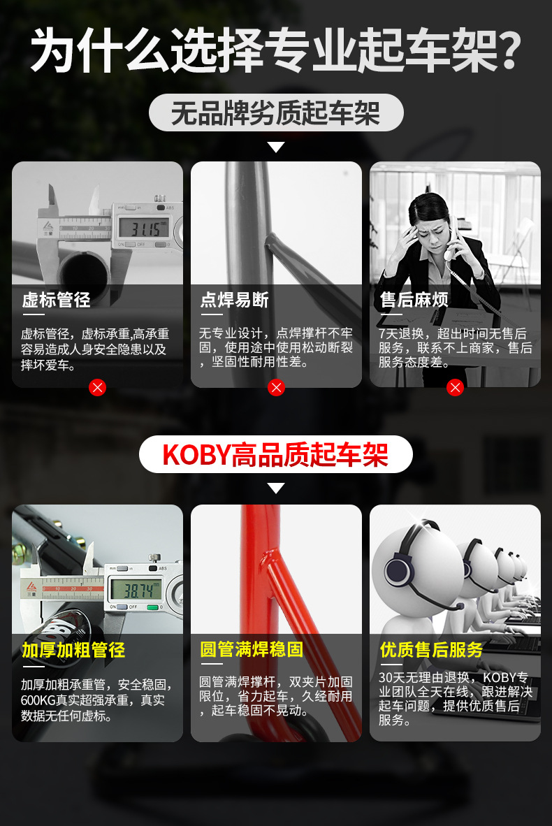 Suitable for Koby Motorcycle Lift Frame Rear Wheel Bracket Motorcycle Parking Frame Maintenance and Repair Tools Parking and Lifting