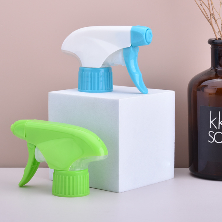 28/410全塑泡沫方枪油污净喷头塑料喷雾透明单罩指纹扳手订货