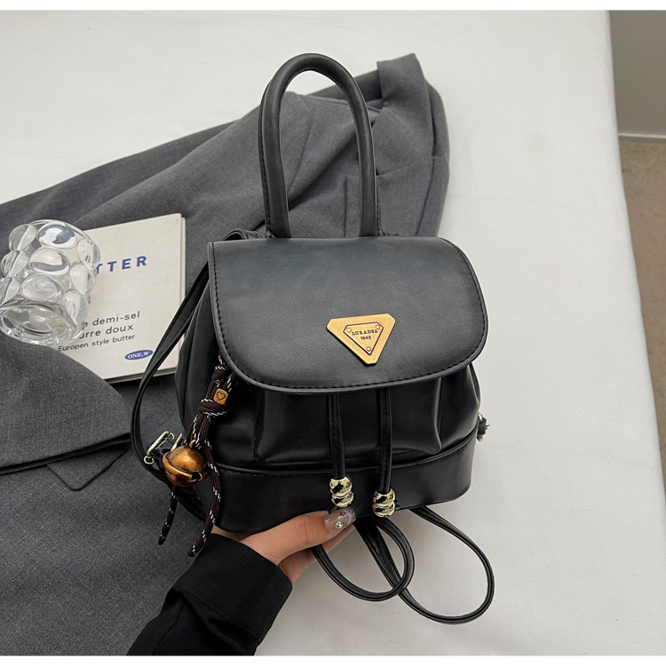 This is a new, stylish, mini, lightweight and cute shopping backpack for girls in the autumn of 2024 undefined