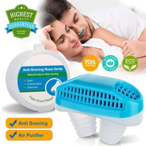Respiratory nasal obstruction device and anti-snoring device, purifying nasal congestion respirator, sleep anti-snoring device, nasal congestion and anti-snoring device, direct sale from the manufacturer