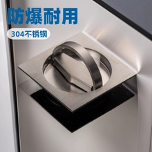 威特朗304不锈钢暗装拉手 方形暗藏把手防火门拉环消防隐形门拉手