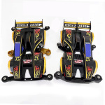 捷品迷你四驱车拼装模型S2魔鬼司令蜘蛛王F-MA底盘巨无霸竞速赛车