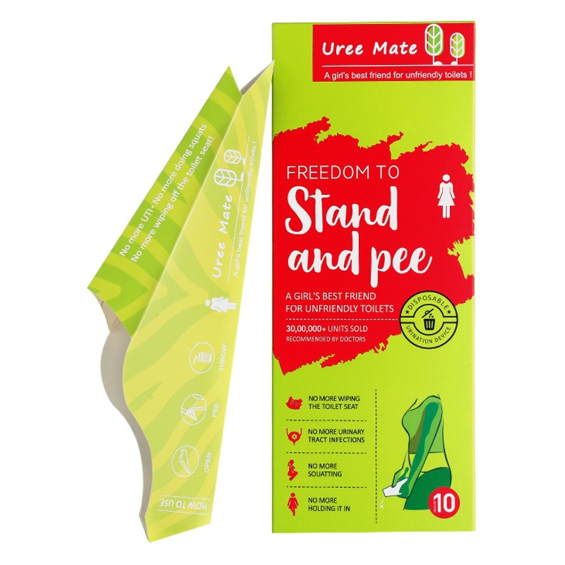Women's standing urinal pregnant women toilet artifact disposable standing urine post-operation paper urine Cup urine emergency