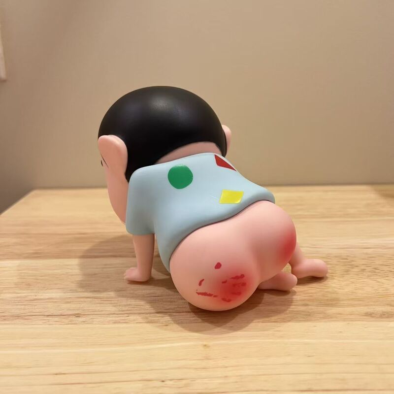 光pp 小新エモ 小新が美也に殴られた クレヨンしんちゃん かわいい ホームデスクトップ 車の装飾品 ギフト|undefined