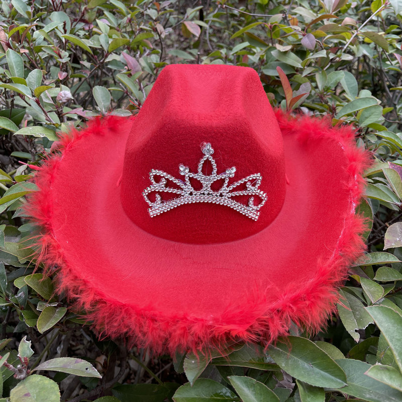 Sombreros de fiesta de Halloween toques de cabeza sombreros de vaqueros occidentales sombreros de jazz sombreros de coronas plumas sombreros adornamientos para el pelo