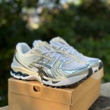 跨境外贸爆款GEL-Kayano 14男女透气网面跑步鞋 低帮耐磨运动鞋