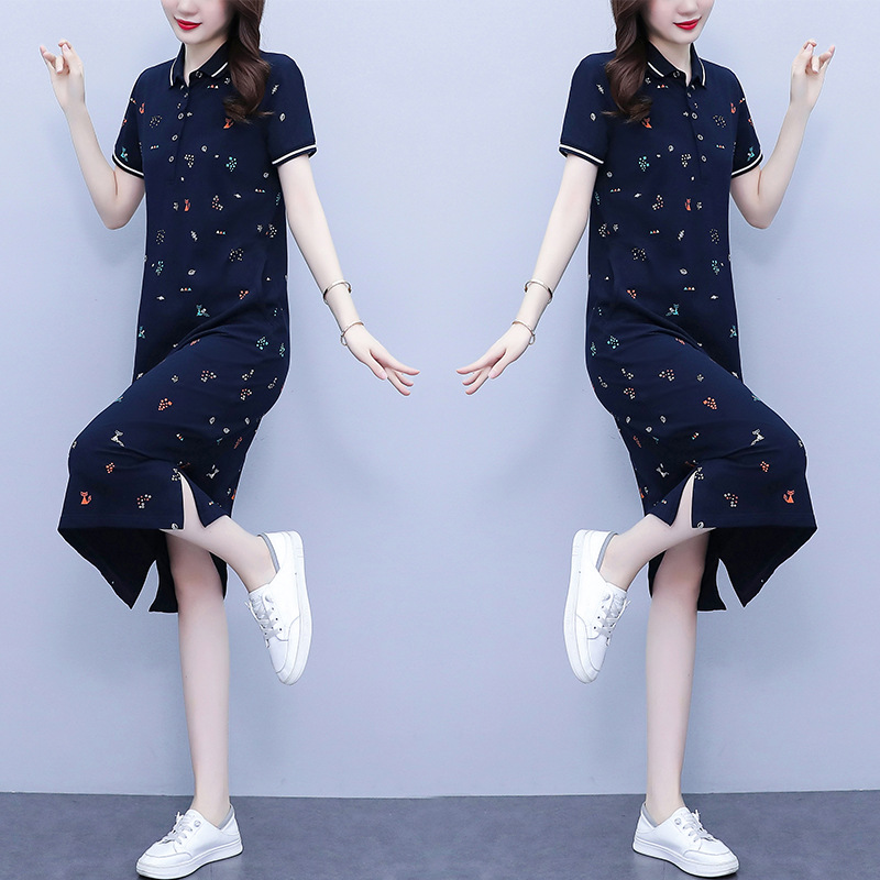  夏  M-4XL 大きいサイズ ワンピース