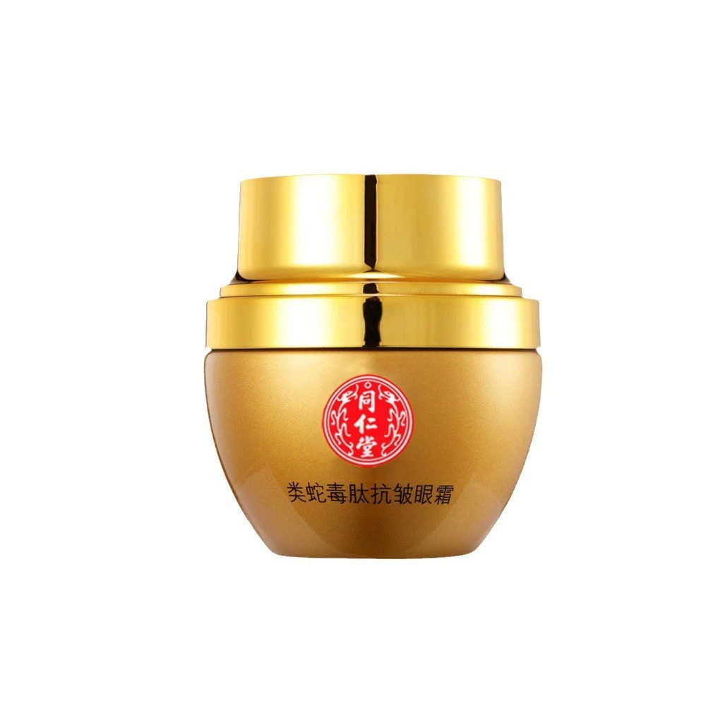 Крем для глаз против морщин со змеиным ядом Tongrentang улучшает тонкие линии глаз Укрепление окружности глаз выцветание в наличии Оптовая доставка