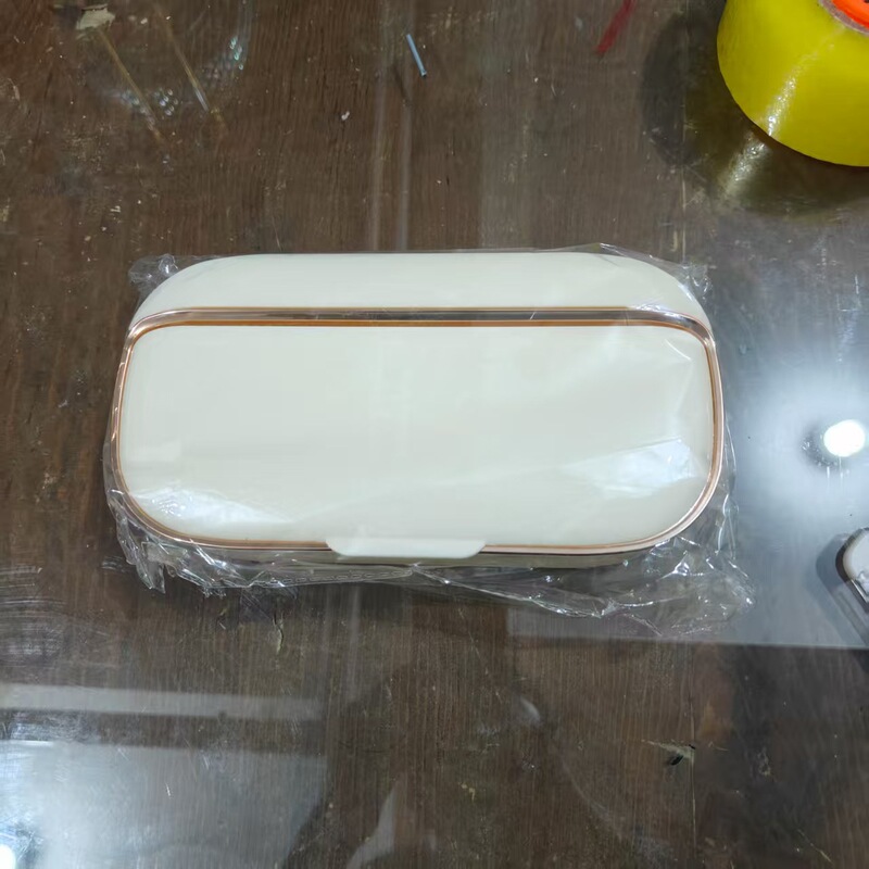 軽奢風ソープディッシュ 壁掛け式 穴あけ不要 ソープホルダー ソープ収納ラック 浴室用 水切り付き 蓋付きソープディッシュ|undefined