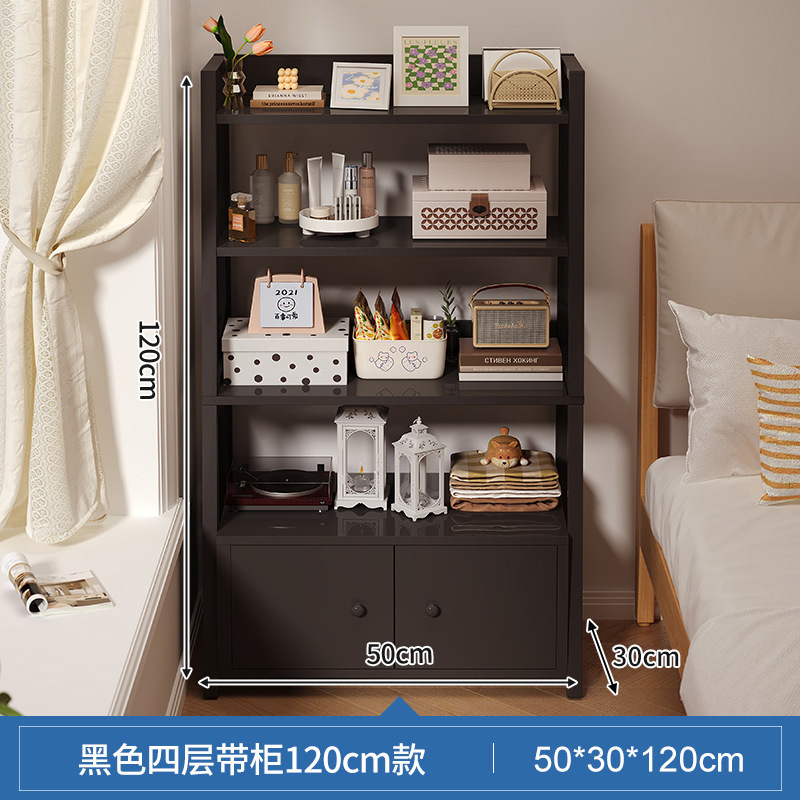 Estante junto a la cama, armario de almacenamiento junto a la cama, armario de almacenamiento, estantería de piso a techo, dormitorio doméstico, estante de exhibición de estantería multicapa