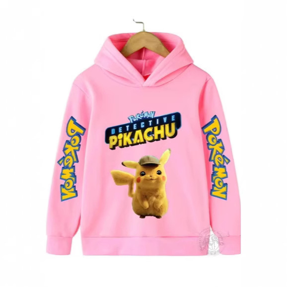 Children's Pickup Moon Pikachu Printed Hoodie Sweatshirt Daily Fashionable Spring and Autumn Women's Clothing Children's Clothing Women's Children's Pickup Moon Pikachu Printed Hoodie Sweatshirt Daily Fashionable Spring and Autumn Women's Clothing Children's Clothing Women's